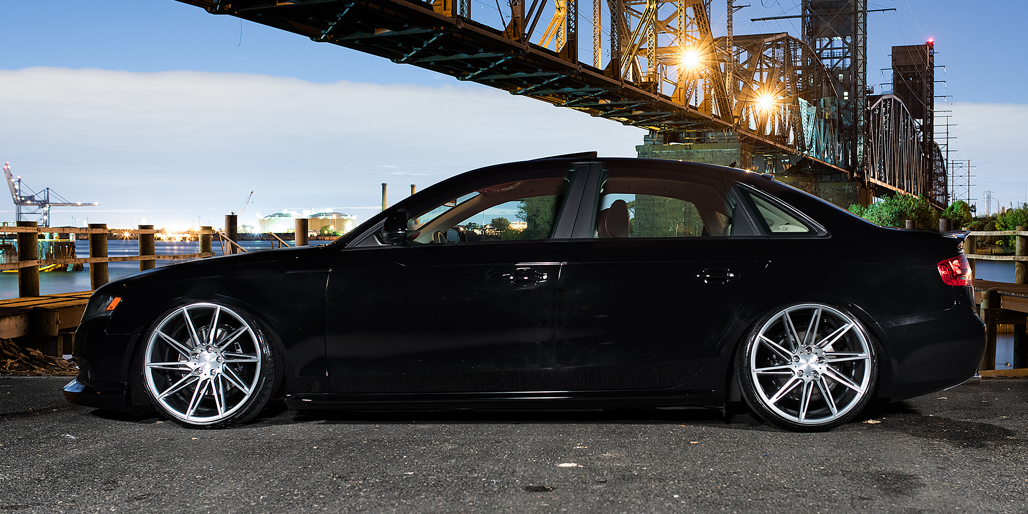 Audi A4 with Verde Wheels V25 Quantum